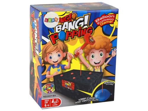 Family Arcade Game: Pop the Balloon with Hammer and Nails