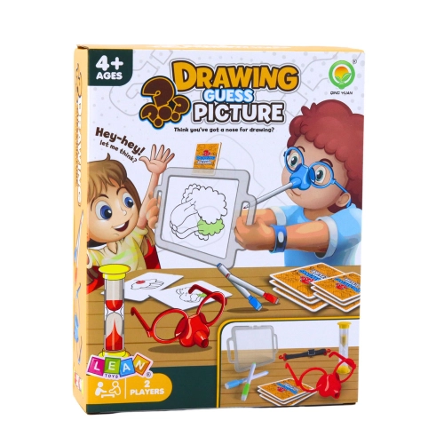 Family Game Charades Draw and Guess the Picture Nose Painting