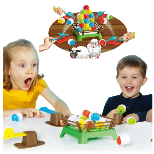 Family Skill Game Jumping Sheep Colored