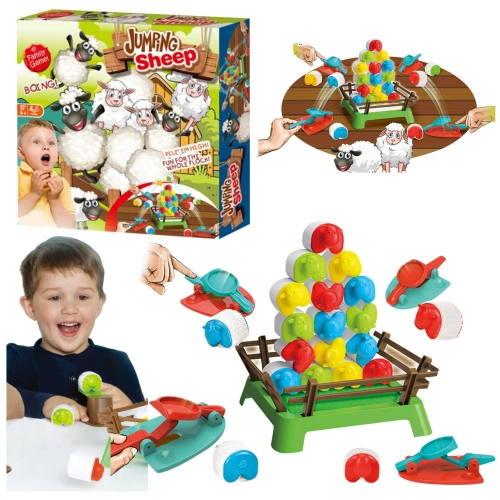 Family Skill Game Jumping Sheep Colored