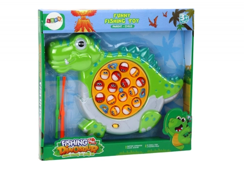 Fishing Arcade Game Green Dinosaur Board