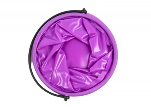 Folding Bucket Multifunctional PVC For Water Purple
