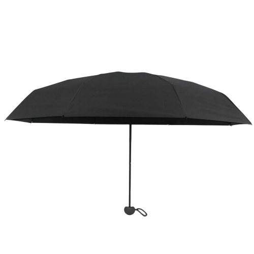 Folding Pocket Umbrella with UV Protection UPF 50+ Black Case 90 cm