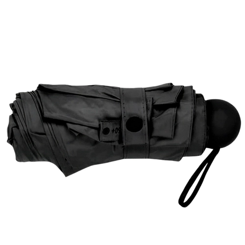 Folding Pocket Umbrella with UV Protection UPF 50+ Black Case 90 cm
