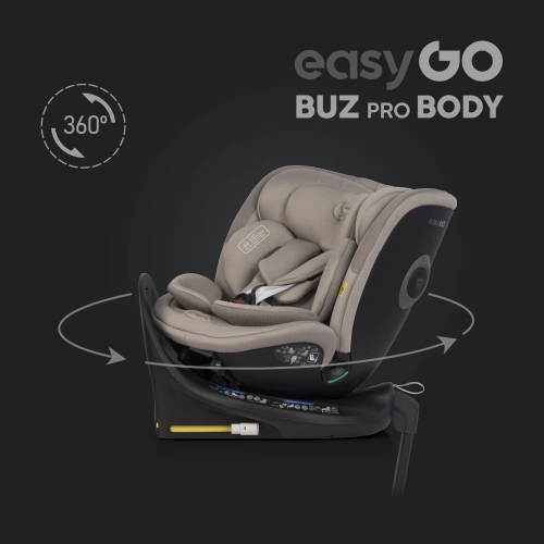 EasyGo Buz Pro Body Taupe Bērnu autosēdeklis 0-36 kg