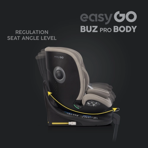 EasyGo Buz Pro Body Taupe Bērnu autosēdeklis 0-36 kg