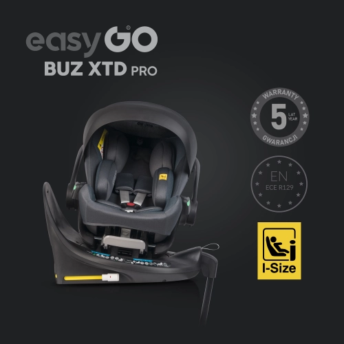 Fotelik samochodowy EasyGo Buz Xtd Pro Granito