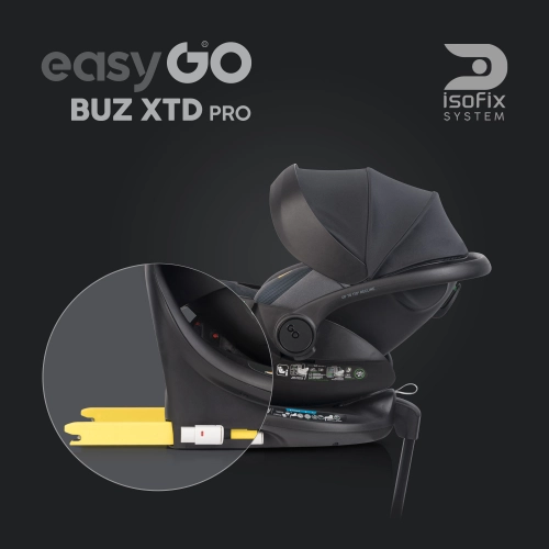 Fotelik samochodowy EasyGo Buz Xtd Pro Granito