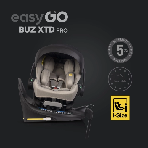 Fotelik samochodowy EasyGo Buz Xtd Pro Taupe