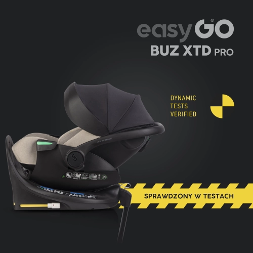 Fotelik samochodowy EasyGo Buz Xtd Pro Taupe