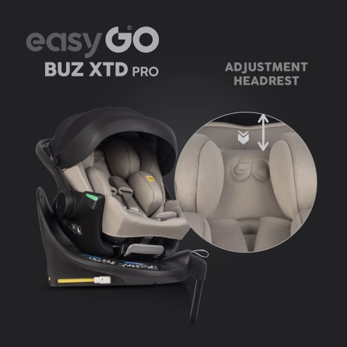 Fotelik samochodowy EasyGo Buz Xtd Pro Taupe