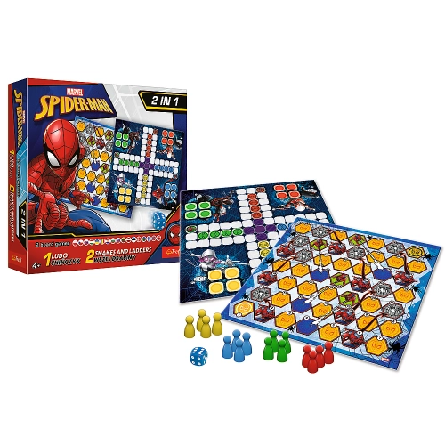 Game 2in1 Chinese Man / Snakes and Ladders - Spider-Man Trefl 02419