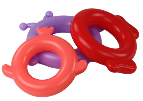 Giraffe Pyramid Puzzle 8 Rings Colorful 29cm x 14cm x 14cm