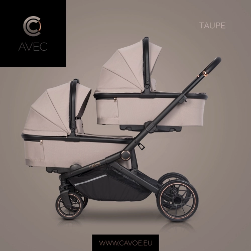 Gondola do wózka dziecięcego Cavoe Avec Taupe