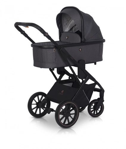 Gondola do wózka dziecięcego Cavoe Axo Shine French Grey