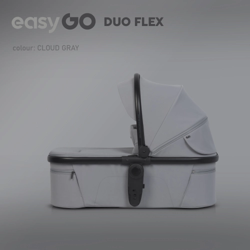 Gondola do wózka dziecięcego EasyGo Duoflex Cloudy Gray
