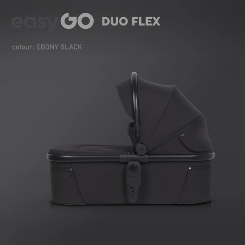 Gondola do wózka dziecięcego EasyGo Duoflex Ebony Black