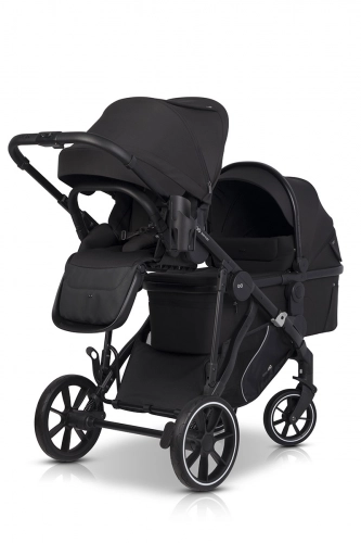 Gondola do wózka dziecięcego EasyGo Duoflex Ebony Black
