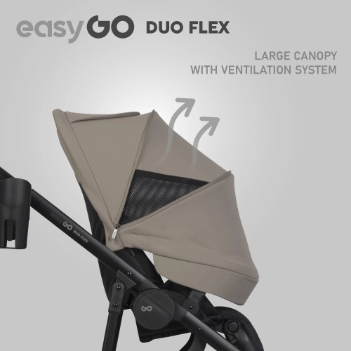 Gondola do wózka dziecięcego EasyGo Duoflex Savana Beige