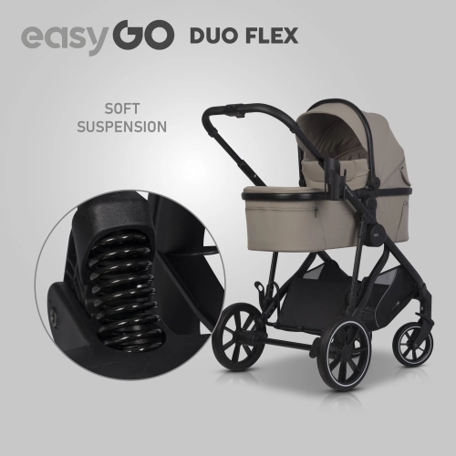 Gondola do wózka dziecięcego EasyGo Duoflex Savana Beige