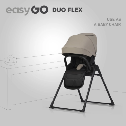 Gondola do wózka dziecięcego EasyGo Duoflex Savana Beige