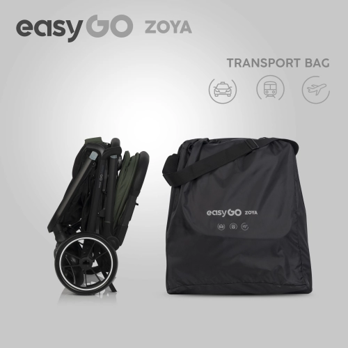 Gondola do wózka dziecięcego EasyGo Zoya Jungle Green