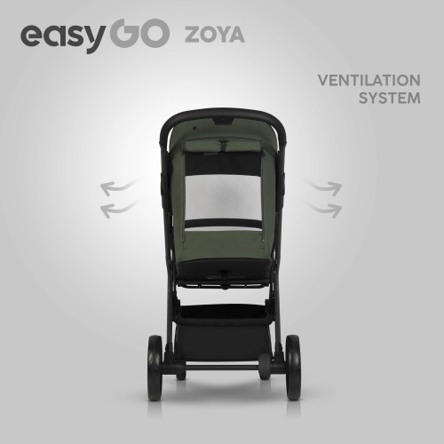 Gondola do wózka dziecięcego EasyGo Zoya Jungle Green