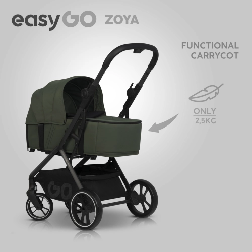 Gondola do wózka dziecięcego EasyGo Zoya Jungle Green