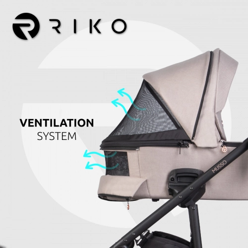 Riko Musso 01 Taupe, augšējā daļa Ratu kulba