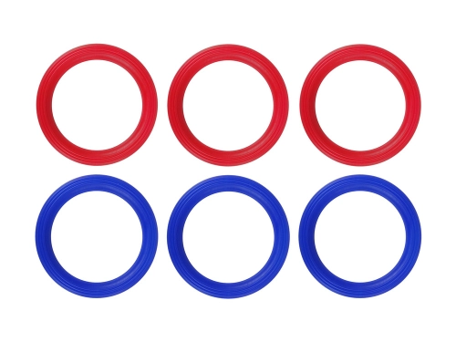 Handball Game Hoop Throw Coloured Bottles Points