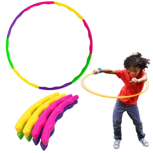 Hula Hop With Studs Foldable Colorful 7El Diameter 50cm