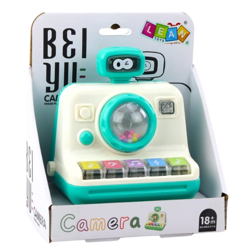 Interactive Camera Piano Rattle Lights Sounds White Green