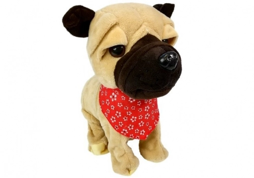 Interactive Dog On a Leash Barks Wags Tail Sensors