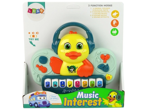 Interactive Duck Duck Piano DJ Sound Instruments Musical Melodies