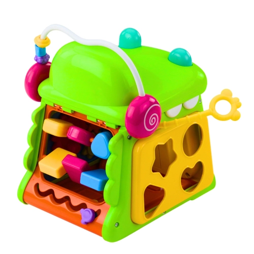 Interactive Educational Cube Sorter Piano Sensory Crocodile
