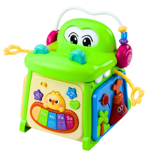 Interactive Educational Cube Sorter Piano Sensory Crocodile