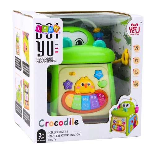 Interactive Educational Cube Sorter Piano Sensory Crocodile
