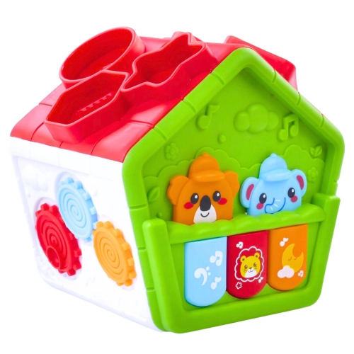 Interactive Educational Sorter House for Toddlers Green