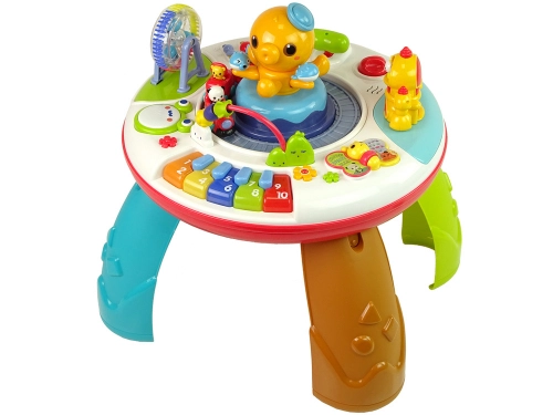Interactive Educational Table Octopus Pianinko Sounds Lights