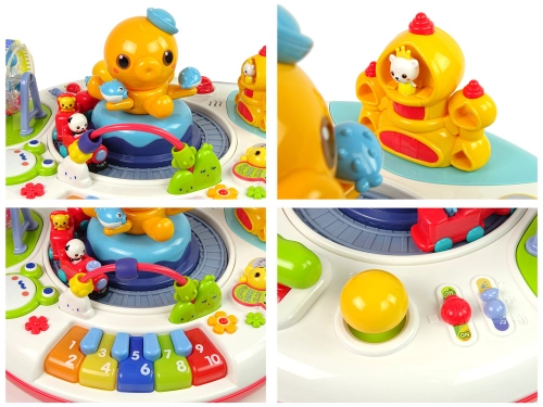 Interactive Educational Table Octopus Pianinko Sounds Lights