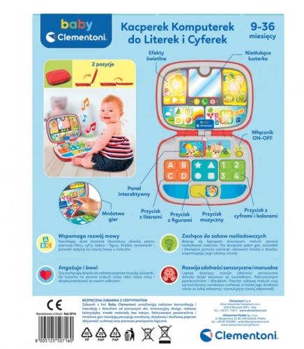 Interactive Laptop “Little Kasper” (Polish Language) Clementoni 50716