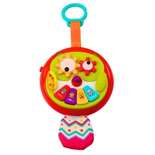 Interactive Owl Pendant with Moving Elements, Piano, and Rustling Tail