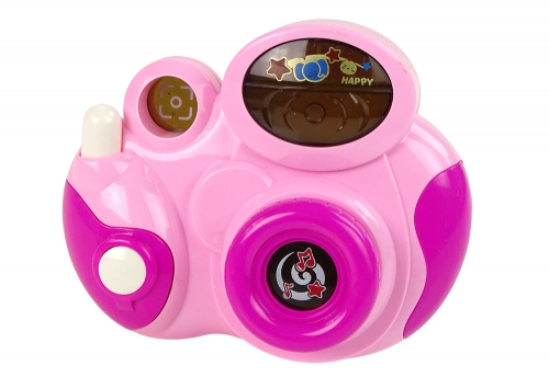 Interactive Photo Camera For your baby Melodies of light and sounds COLOUR PINK