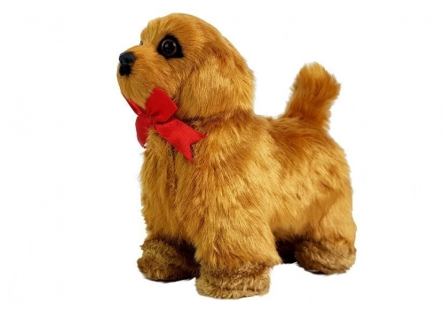 Interactive Remote Controlled Dog Moves Barks Brown