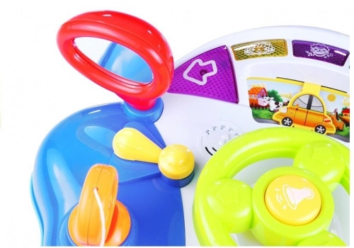 Interactive Steering Wheel For Children Dashboard Sounds
