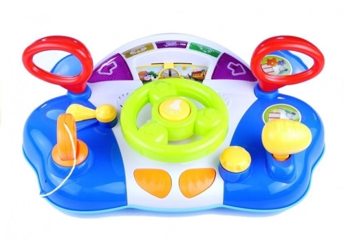 Interactive Steering Wheel For Children Dashboard Sounds