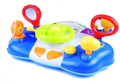 Interactive Steering Wheel For Children Dashboard Sounds