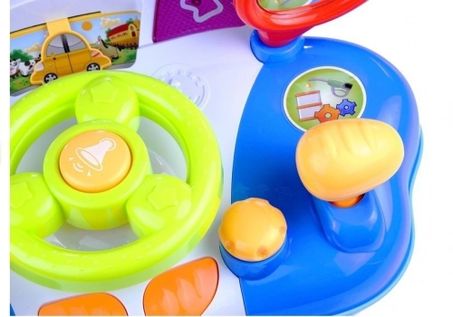 Interactive Steering Wheel For Children Dashboard Sounds