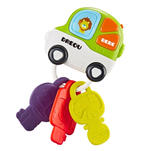 Interactive Toy Car Teether Keys For Toddler Lights Sounds