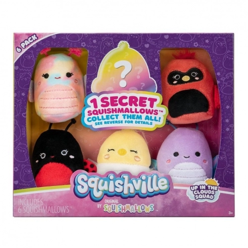 Jazwares - Squishville By Squishmallows Up In The Clouds Squad 6 Pack
